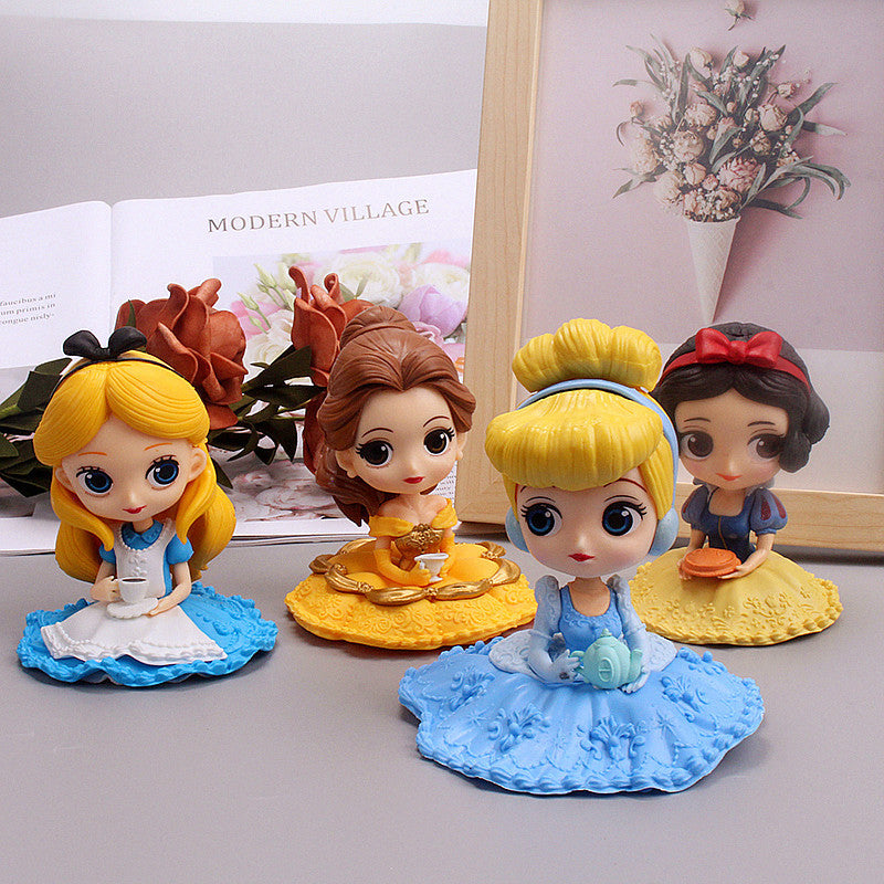 Disney Princes Sitting Mini Action Figures