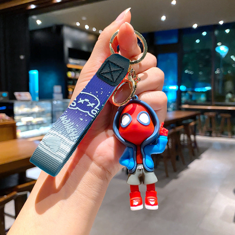 Spiderman School Boy Keychain