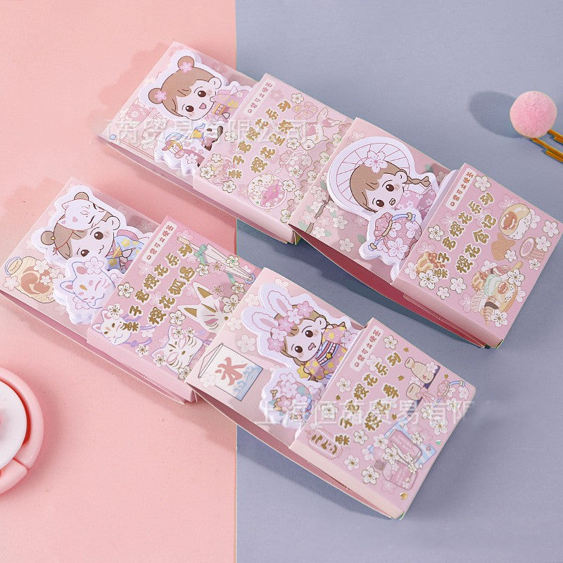 Kawaii Doll Sakura Post-It Notes