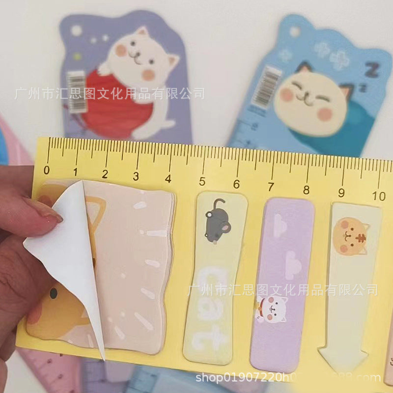 Unique Shape Cupcake Theme Sticky Notes