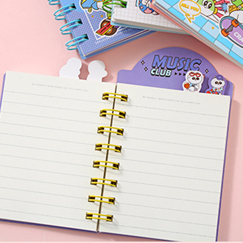 Space Music Club Bear Mini Notebook