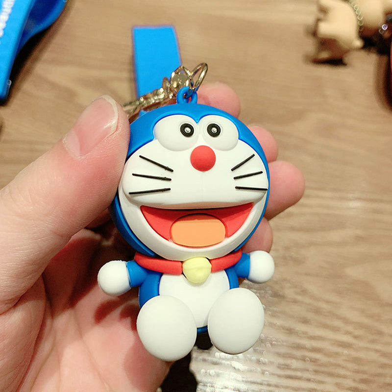 Doraemon Keychain with Strap