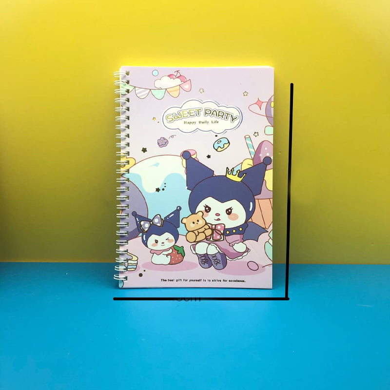 Sanrio Character Gold Foiled Matte Slim Notebook