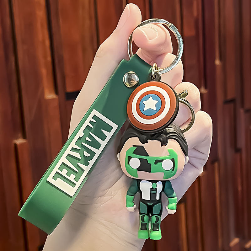 DC Super Hero Pendant Keychain with Strap