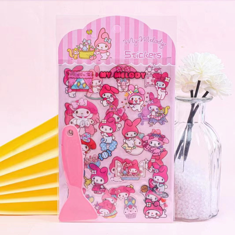 Kawaii Sticker Packet of 2 Sheet with Paster