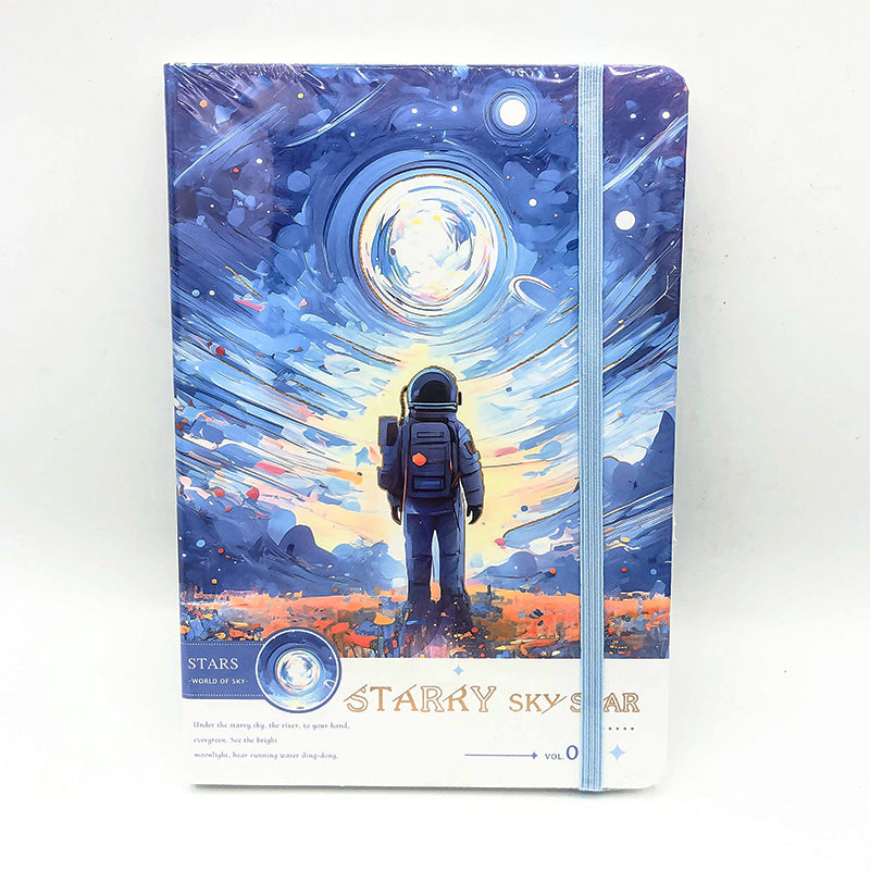 Light Star World of Sky Hardcover Notebook