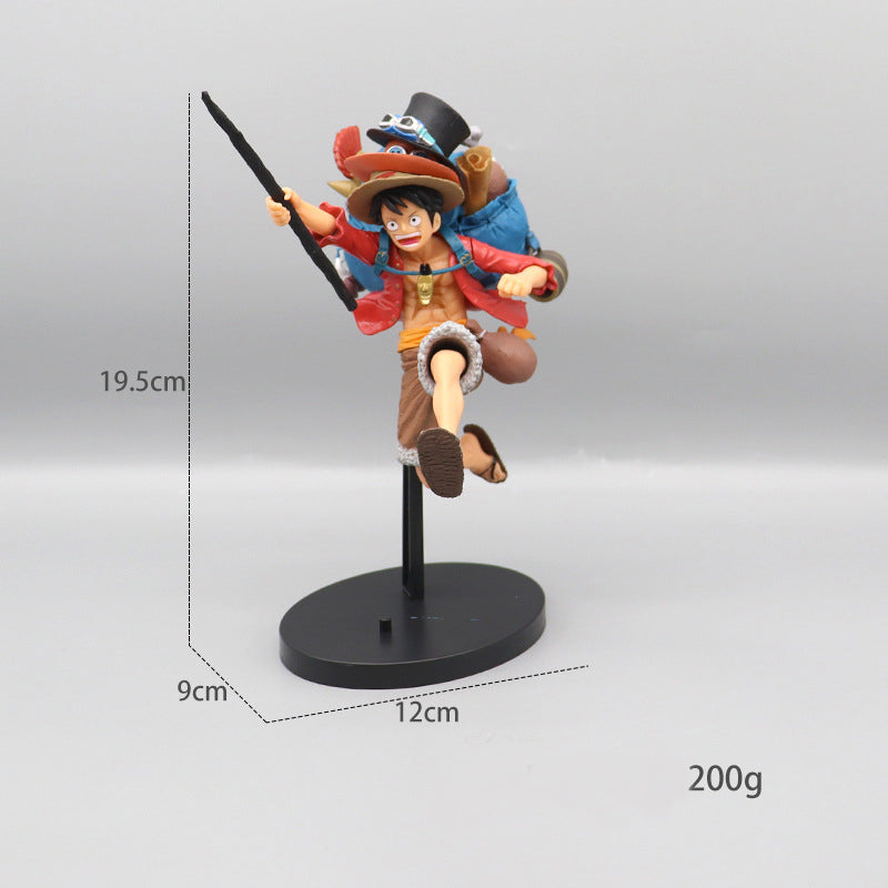 Premium One Piece Luffy Jumping Action Figure