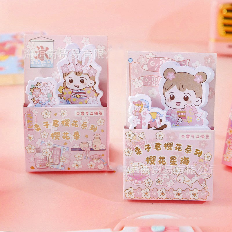 Kawaii Doll Sakura Post-It Notes