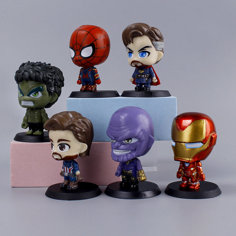 Big Head Avengers Mini Marvel Heroes Figures