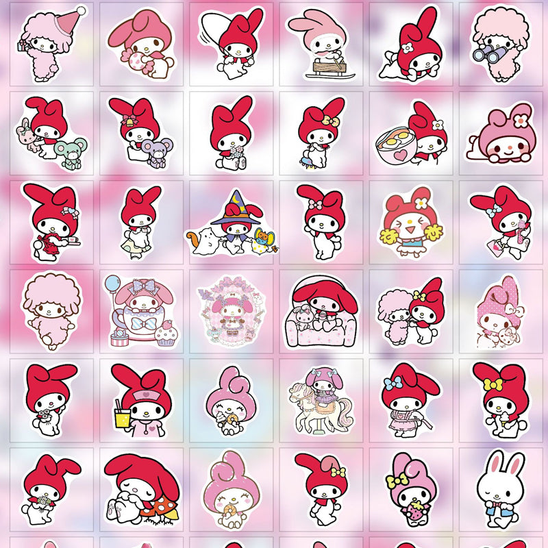 60Pcs Cute Sticker Gift Box Set