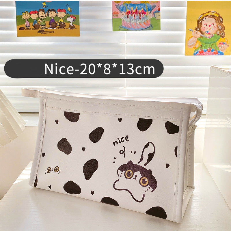 Creative Cat Print Large Capacity Pencil Case