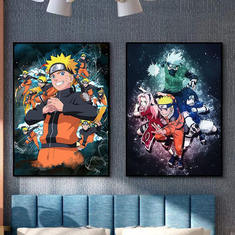 Naruto Vibrant Canvas Cloth Printed Poster A3