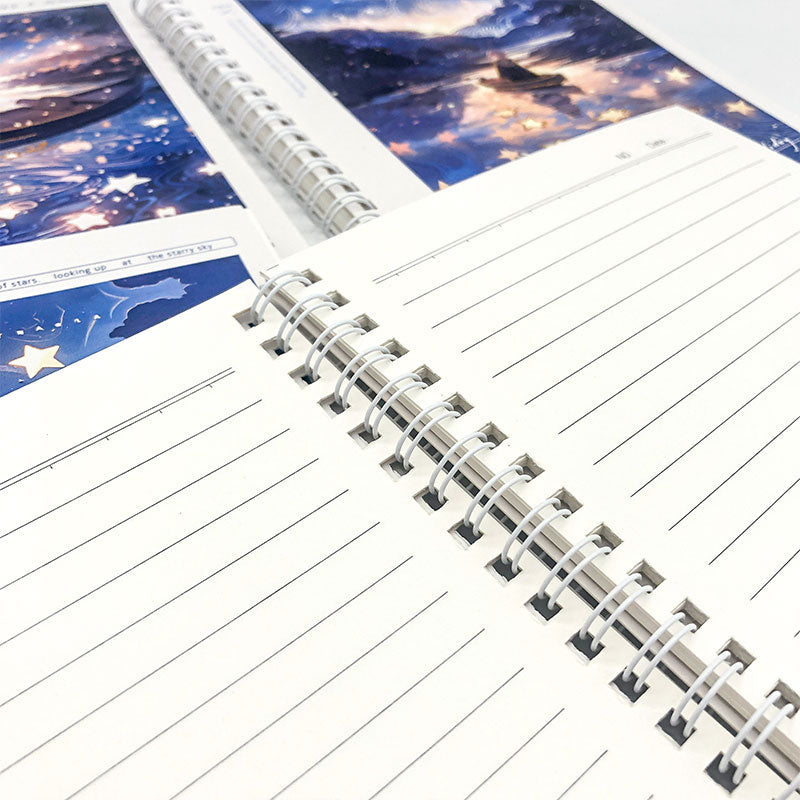 Universe Blue Polder District Slim Notebook