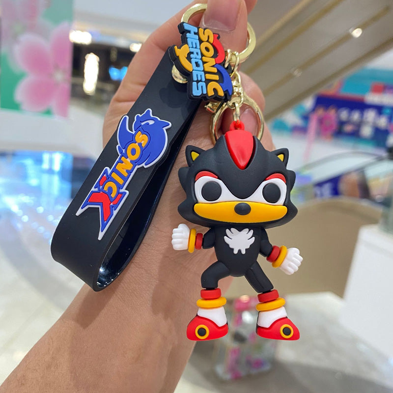 Sonic Keychain Updated Style with Strap