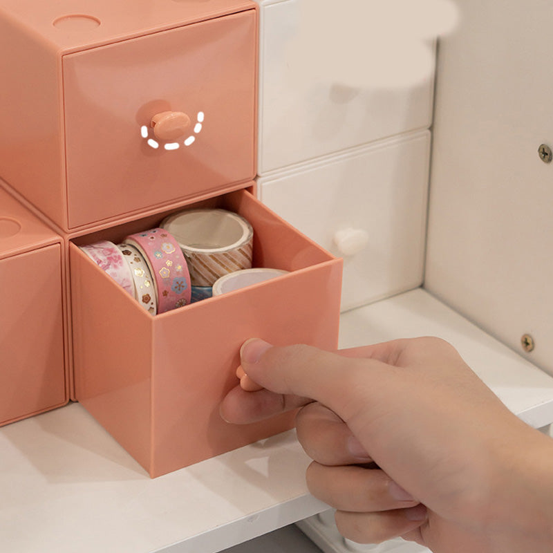 Japanese Style Building Block Box Storage Drawer