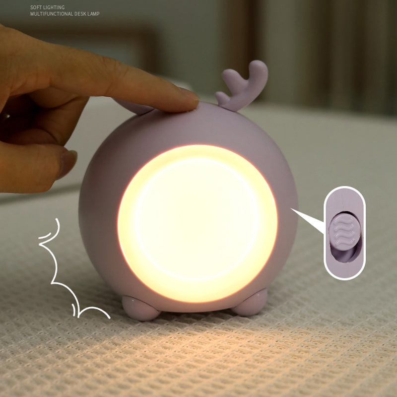 Bunny Head Portable Bedside Night Lamp