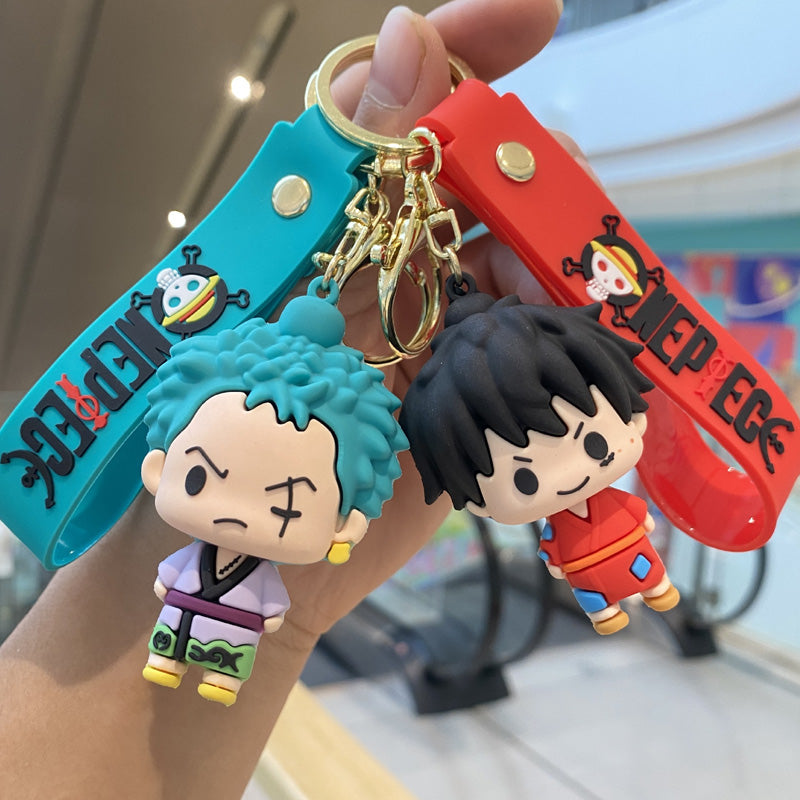 One Piece Luffy and Zoro Keychain