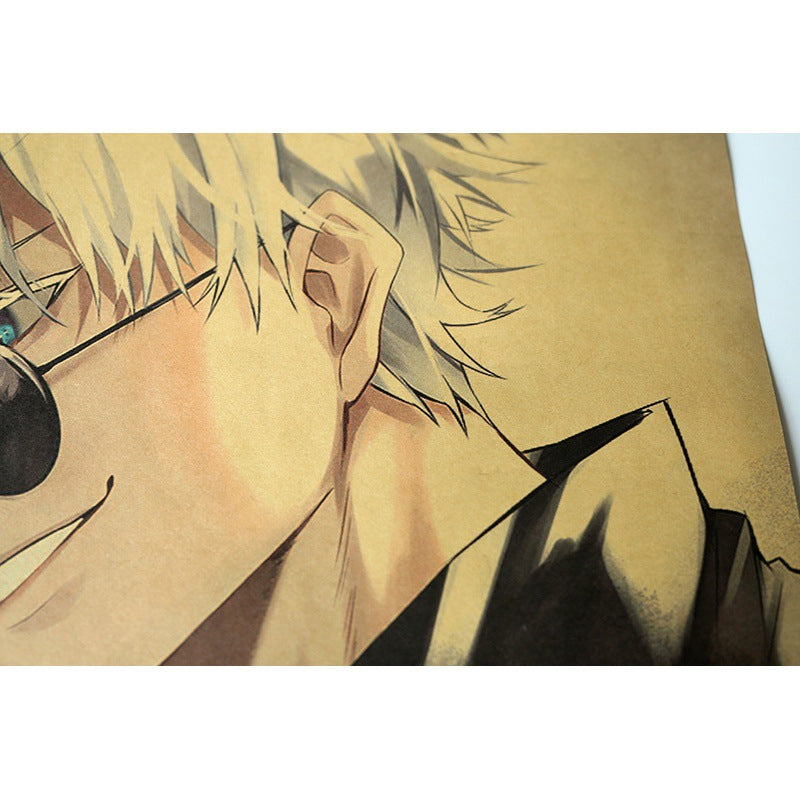 Jujutsu Kaisen Satoru Gojo Kraft Paper Poster