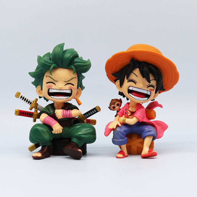 Premium One Piece Naruto Zoro Laughing Action Figure