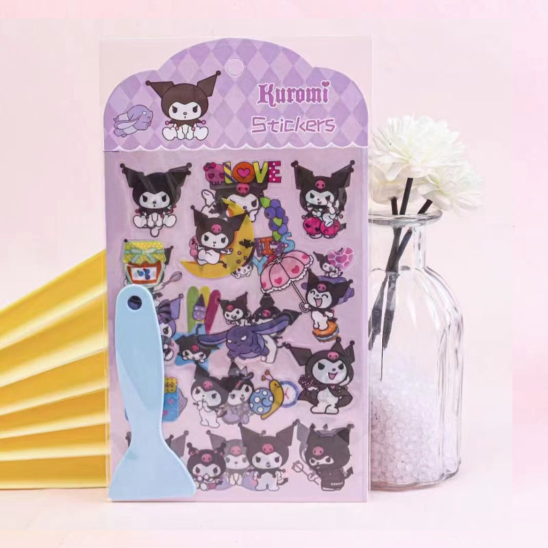 Kawaii Sticker Packet of 2 Sheet with Paster