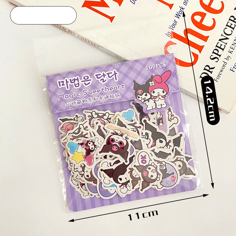 Mini Sanrio Liou Pre-Cut Sticker Pack of 100Pcs