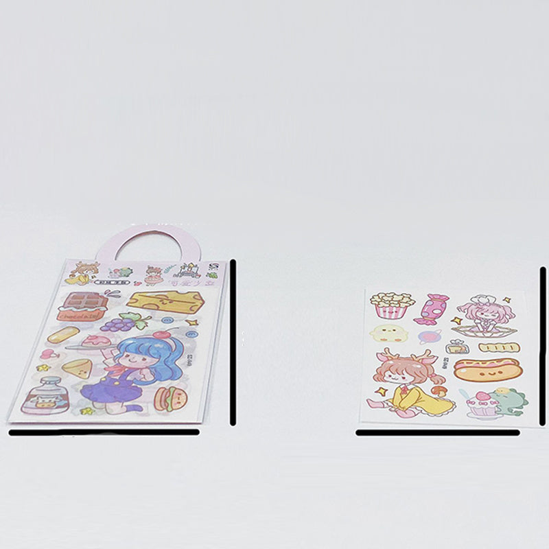Korean Handy Girls Pocket Stickers Set
