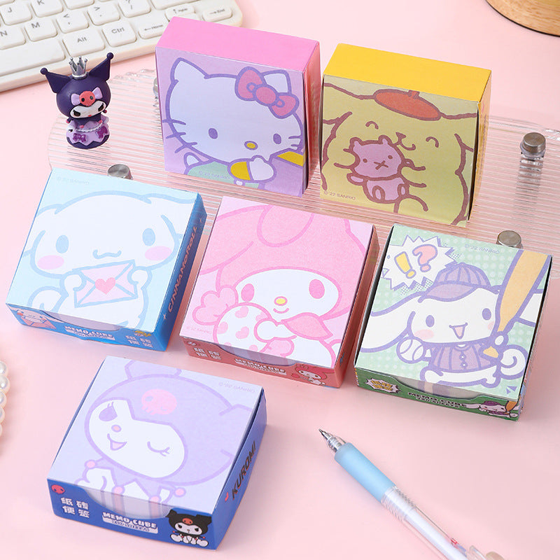 Tearable Sanrio Cartoon Post It Notepad