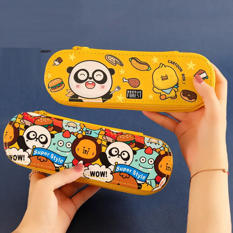 Kawaii Panda Double Decker Pen Box