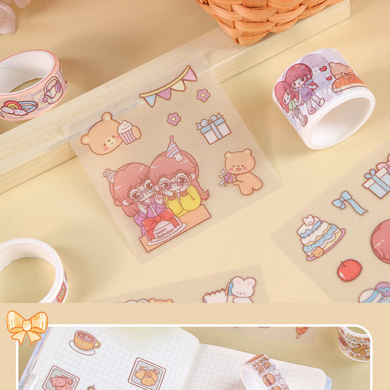 Set of Washi Tape & Sticker Box