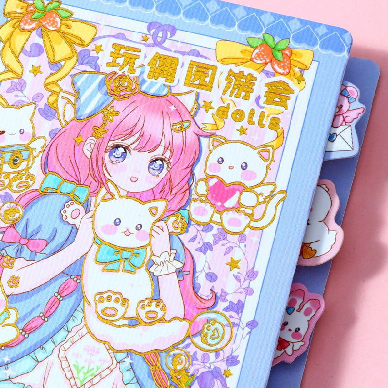 A5 Portable Doll Spiral Notebook