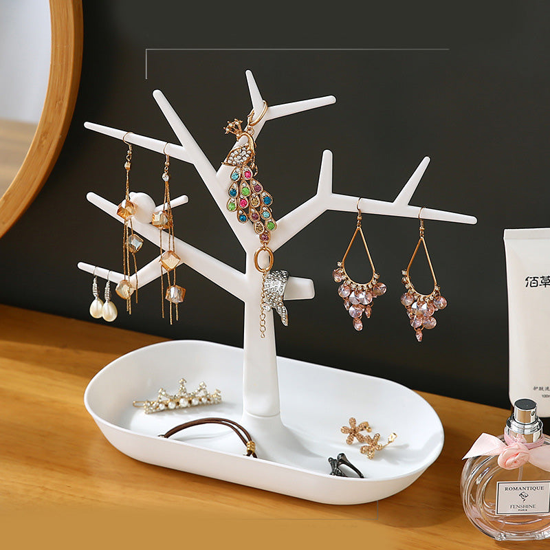 Bird on Tree Jewelry Decoration Organizer