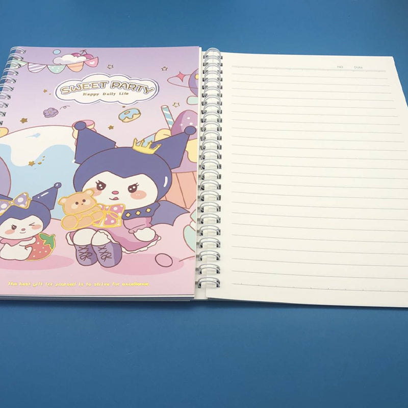 Sanrio Character Gold Foiled Matte Slim Notebook