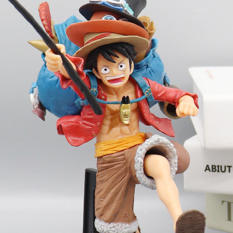 Premium One Piece Luffy Jumping Action Figure