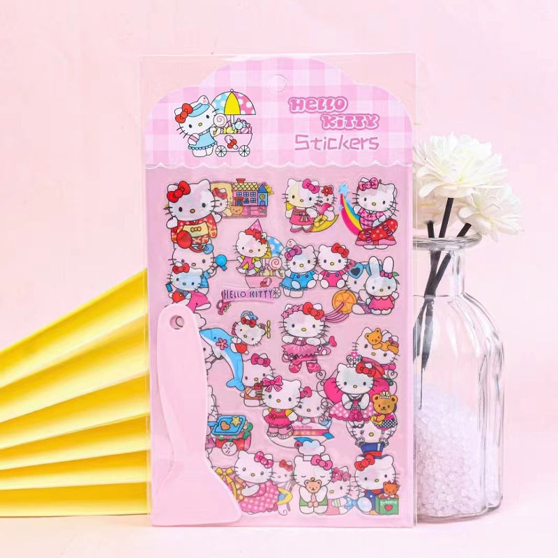 Kawaii Sticker Packet of 2 Sheet with Paster