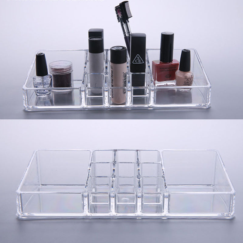 Crystal Clear Acrylic Cosmetic Organizer