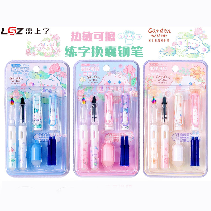 Set of 2 Cartoon Printed Ink Pen Set