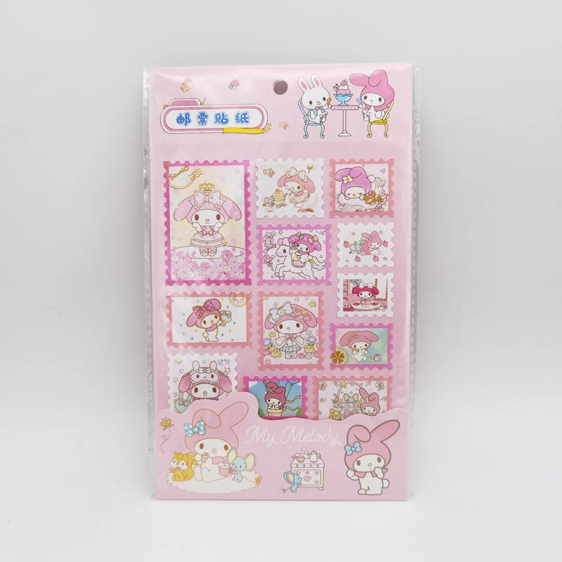 Sanrio Holographic Stamping Sticker Packet