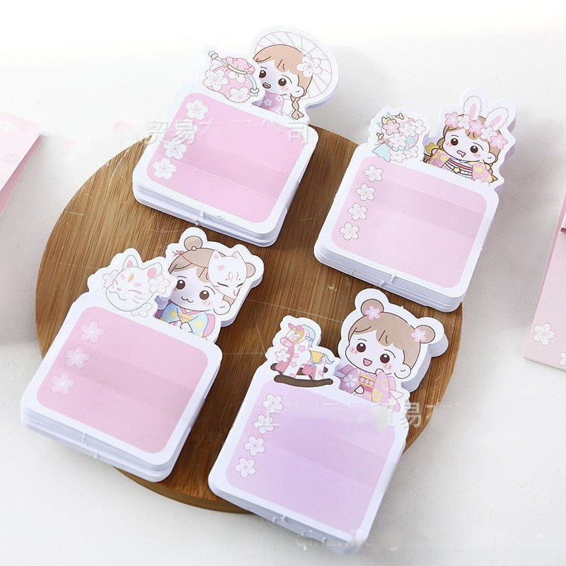 Kawaii Doll Sakura Post-It Notes