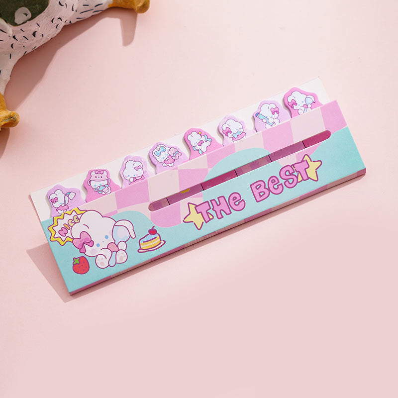 Cartoon Colorful Girly Sticky Notes Mini Bookmarks