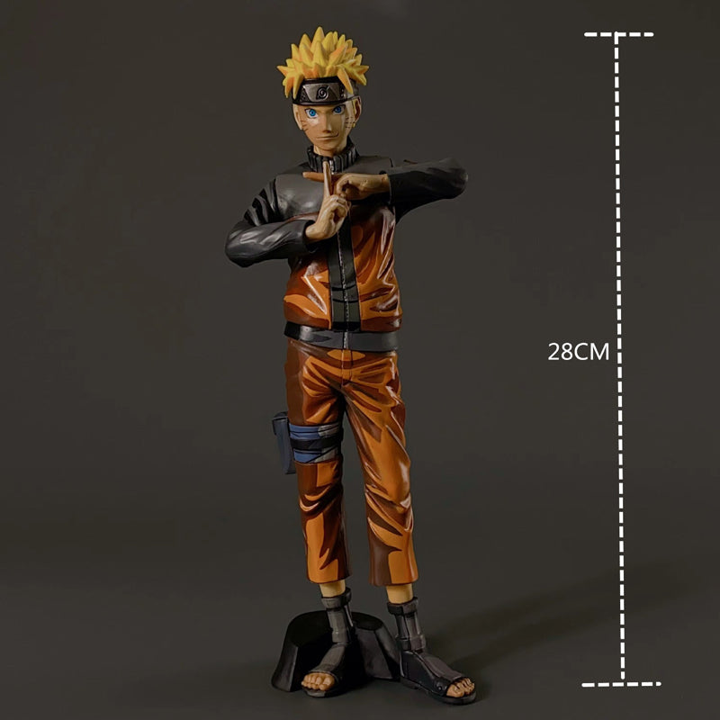 Naruto Anime Style Action Figure Preforming Jutsu