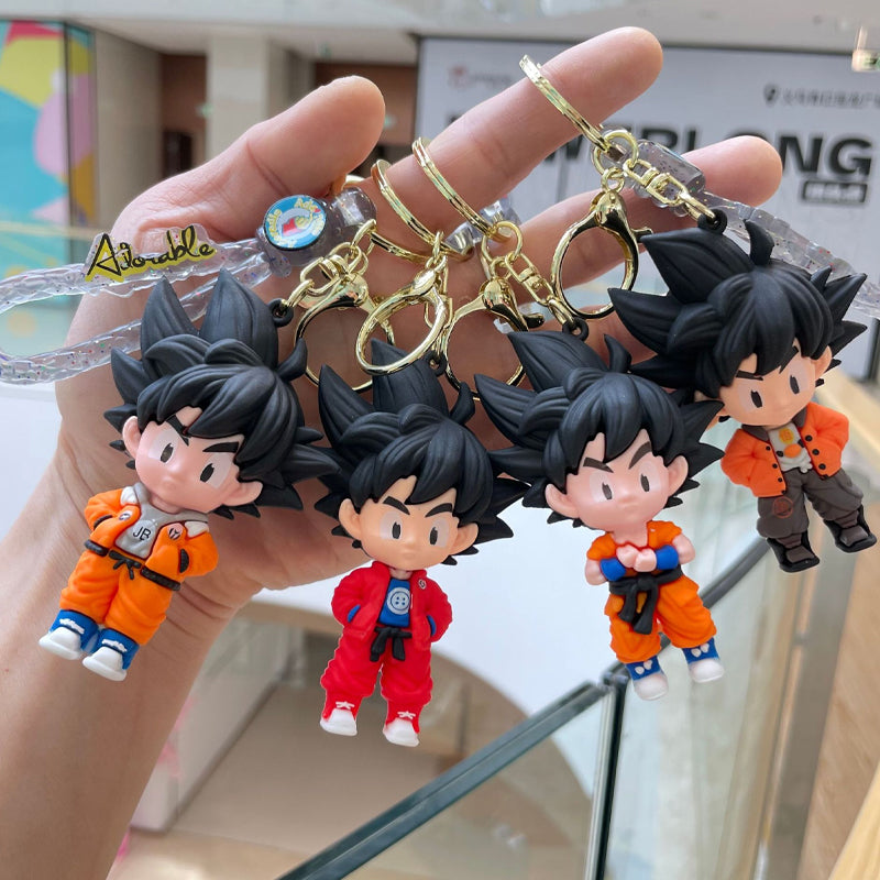 Dragon Ball Z Goku Pendant Keychain with Strap