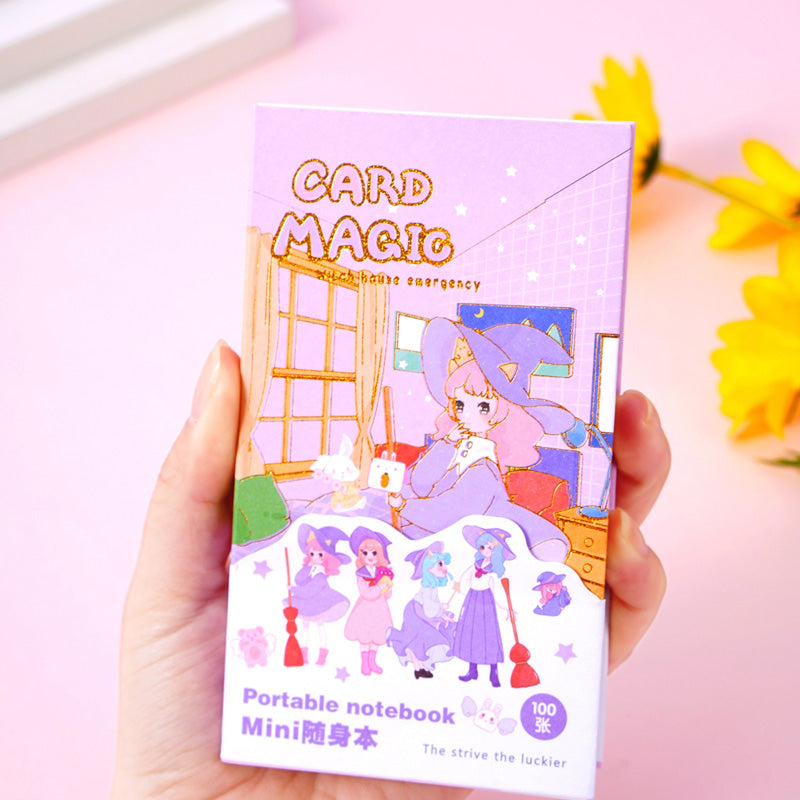Card Magic Portable Mini Notebook