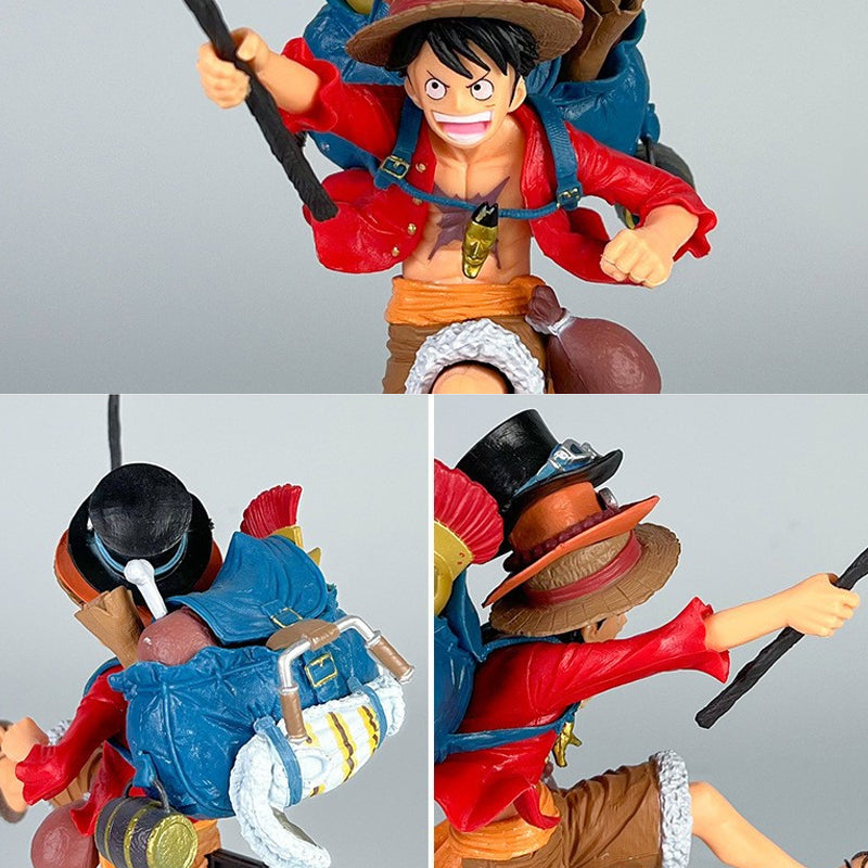 Premium One Piece Luffy Jumping Action Figure