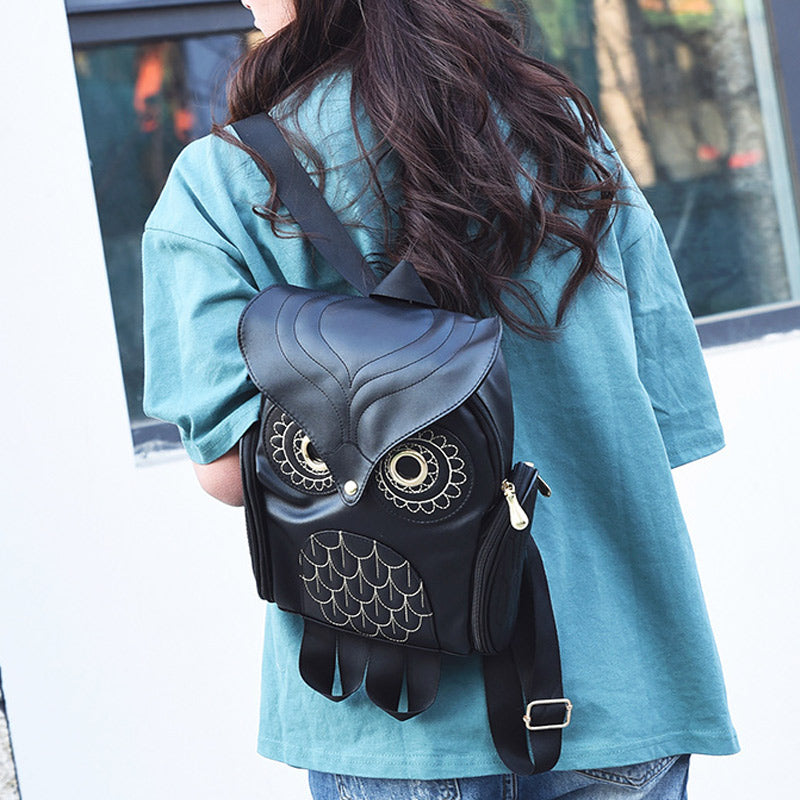 Korean Trend Owl Shape Women Backpack