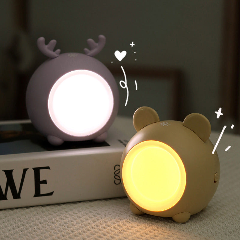 Bunny Head Portable Bedside Night Lamp