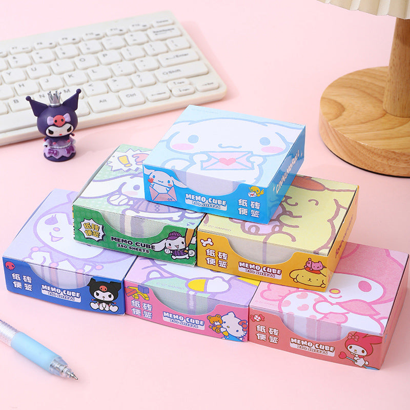 Tearable Sanrio Cartoon Post It Notepad