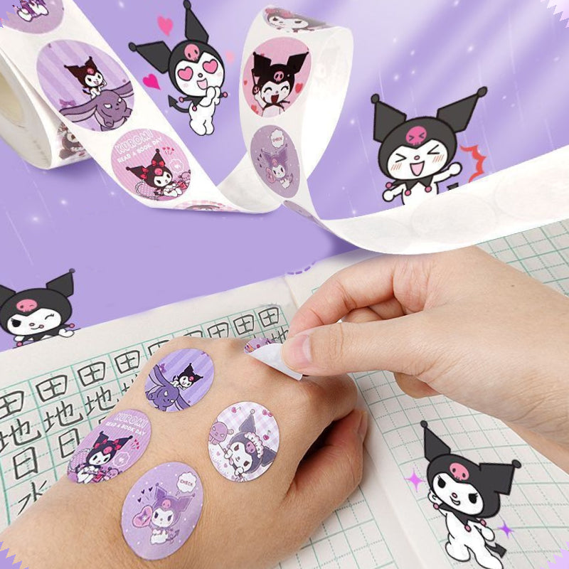 Sanrio Round Stickers Tape Roll