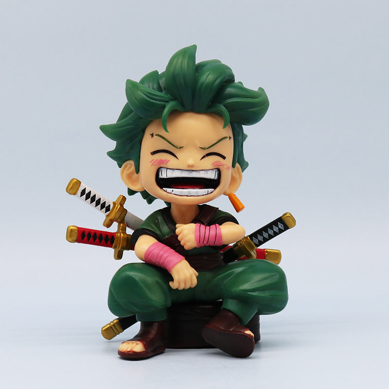 Premium One Piece Naruto Zoro Laughing Action Figure