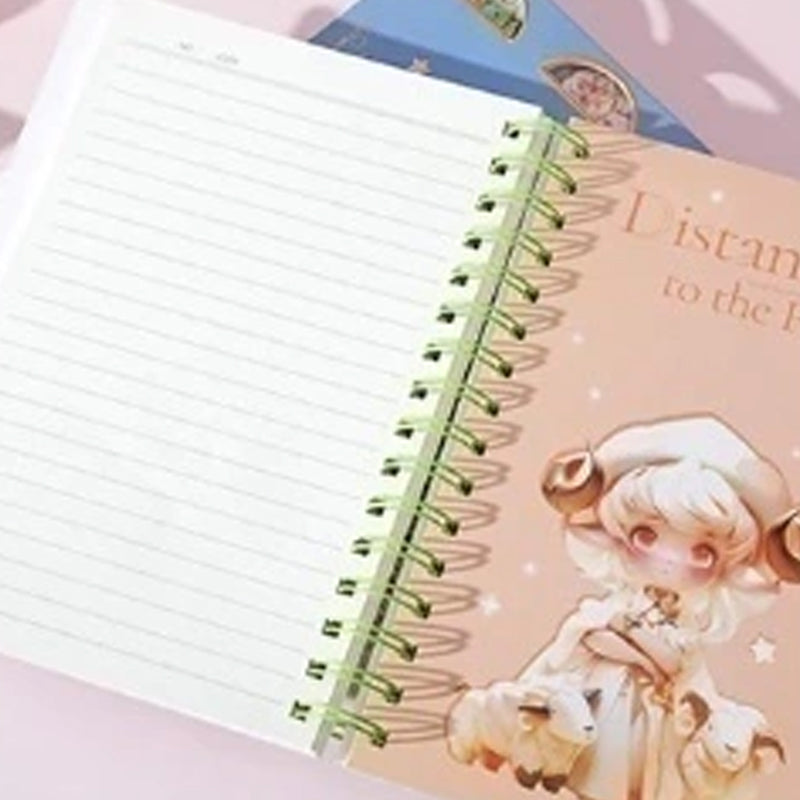 Distance to the Fariy Spiral Notebook with 4 Dividers