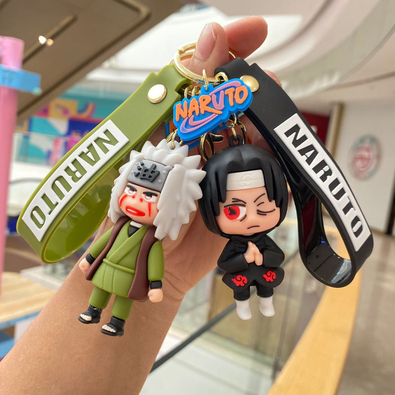 Naruto Famous Character Pendant Keychain with Strap